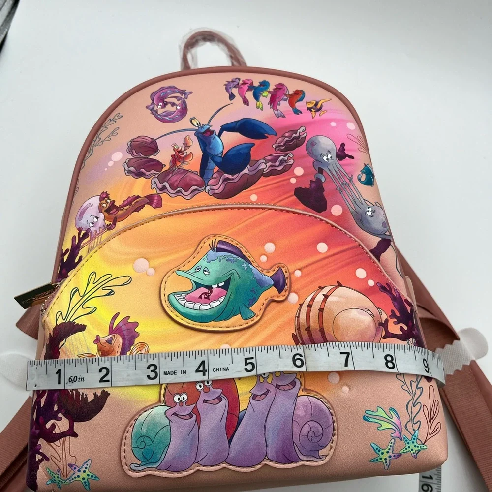 NWT‎ Danielle Nicole Little Mermaid Mini Backpack - Picture 6 of 7
